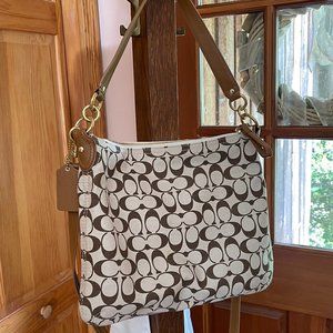 Brown Classic Coach Shoulder Bag